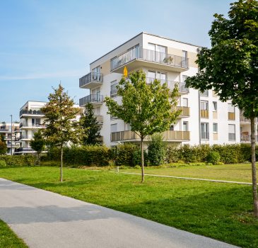 New apartment building – modern residential development